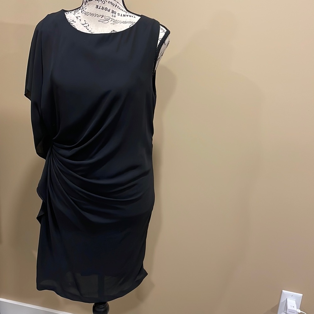 Allen Schwartz Privé Black Cocktail Dress
